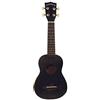 KALA Makala SHARKS MK-SS/BLK Soprano Ukulele - Blacktip, Vintage Satin Finish