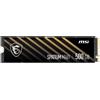 MSI SPATIUM M461, SSD da 500 GB, PCIe 4.0, NVMe, M.2, velocità di lettura fino a 4700 MB/s