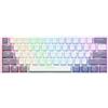 Trust Tastiera da gaming meccanica Trust GXT 873 Acira, formato mini 60%, tri-modalità, switch lineari Outemu, illuminazione RGB, layout US, colore bianco