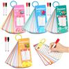 AOOHA Fogli di Tabelline per Bambini,60 pezzi Flashcard di Matematica con Penna Cancellabile e Occhiello,Tabelline Carte Materiale Educativo per Bambini dai 3 Anni
