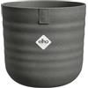 elho dune round 18cm vaso da fiori - Warm Anthracite | Ø 18.1 x Alt. 16.5 cm | Plastica riciclata al 100%