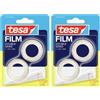 Tesa 57911-00000-00 Tesafilm 2X Nastro Biadesivo, 7,5m:12mm, in Blister (Confezione da 2)