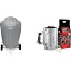 Weber 7176 - Custodia Standard per Barbecue 57Cm & 17631 - Kit Ciminiera di Accensione + 2 Kg di Bricchetti + 3 Cubetti Accensione