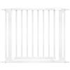 Safetots Cancelletto Elegance in Legno, Bianco, 87cm - 95cm, Cancelletto di Sicurezza a Pressione, Passaggio Extra Largo di 65cm, Extra Largo in un Pezzo Unico, Barriera di Sicurezza