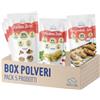 Nuvolazero Nuvola Zero Box Preparati in Polvere 5 Pezzi Zero Carboidrati, Senza Zucchero, Senza Glutine e Lattosio, Farina, Piadina e Pangrattato Keto, per Pane, Pizza, Torte, Pancake e Piadine Fai da Te