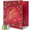 REAL COFFEE GREAT TASTE. EVERY DAY Calendario dell'Avvento 2026 con caffè solo per macchine originali | Set regalo natalizio, 13 varietà, miscele Sumatra e Colombia, capsule di caffè tostate italiane, non adatte per macchine