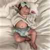 LVLQUITE Bambole Reborn Femmina Originali 20pollici Vere Silicone Bambola | 50cm Che sembrano baby dolls Dormir toddler realistica bambolotti Maschio Chiudi gli occhi.