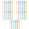 RXKFIGX 30 Pezzi Mini Bolle di Sapone, Colori Bolle di Sapone Bambini | Mini Bacchette per Bolle 10,7 cm, Pipa Bolle di Sapone,Senza Liquidi,Gadget per Festa,Decorazione Compleanno-6 Colori