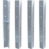 Wickey SolidLock Ancoraggi angolari, 4 Pezzi - Accessorio per Torre Gioco e Altalena