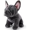 NASSMOSSE Animale di pezza Bulldog Francese Peluche Realistico di Bulldog Francese da 8, 7 Pollici Simpatico Animale di Peluche a Forma di Cucciolo Morbido per Ragazzi e Ragazze