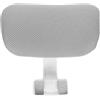 TOYANDONA Sedia da ufficio regolabile poggiatesta supporto per il collo ergonomico confortevole regolabile in altezza per sedia del computer studio accessori argento bianco telaio