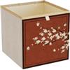 FANSU Scatole in Tessuto con Maniglie (CTF-503,33x33x33cm) | Cubo Organizer Pieghevole, Contenitori in Stoffa per Scaffali e Libreria per Vestiti Armadio e Giocattoli