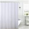 Jarl home Tenda da doccia o fodera in tessuto di nylon impermeabile, lavabile in lavatrice e traspirante, colore bianco72 x 72 pollici (dimensioni standard), 1 pannello