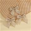 GIVBRO Fiocchi di nastro di tela per albero di Natale fiocchi fai da te per ghirlande cucito scrapbooking confezioni regalo forniture 10 pezzi
