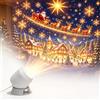 Generic Proiettore Natale Cielo Stellato con Alimentazione Luce Notturna, Decorazioni Natalizie, Proiezione su Parete, per Camera da Letto, Lampada per Feste