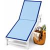 Intimitaly Sommaruga Telo Mare in Microfibra 90x180 cm, Asciugatura Rapida, Antisabbia, Bicolore con Bordino a Contrasto, Leggero, per Mare, Piscina e Viaggio (CELESTE-BLU)