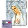 F.LLI BONELLA FRATELLI BONELLA - Madonna di Fatima del Ferruzzi Quadro Sagomato Vintage in Legno di Pioppo 10.7 x 13.3 cm