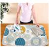 Russo Tessuti Tovaglia Stiratura Telo da Stiro Tavolo Mollettone Cotone Senza umidità 140x70cm Bianco
