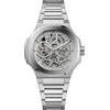 Ingersoll The Frame I18302 - Orologio automatico da uomo con quadrante grigio chiaro e cinturino in acciaio inossidabile argentato