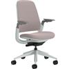 Steelcase Sedia da ufficio ergonomica: Series 1, supporto lombare, Lentil | Braccioli 4D, ruote universali, materiali premium, fino a 150 kg e 190 cm, comfort della seduta