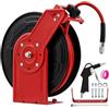 ORTOSUD Avvolgitubo Aria Compressa Retrattile, Tubo Flessibile Ibrido per Aria Compressa 19,8m, Pressione Max 300 PSI, Bobina Avvolgitubo Montaggio a Parete/Soffitto, Avvolgitubo da Officina e Garage