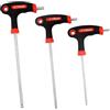 yuentoen Set di chiavi a brugola con manico a T, 3 pezzi - 4-6 mm chiave allen,Metric T-Handle Metric Ball End Hex Key Set