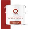 Q-COVER Smalto Antiruggine 4in1 Rosso Carminio RAL3002 Satinato 5L | Diretto sulla ruggine, senza primer, all'acqua, per ferro, cancelli, ringhiere, recinzioni, interni ed esterni, antigraffio