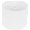 Light Home LH Light Home Matero Paralume per lampada - Paralume moderno per lampada da tavolo a soffitto - per camera da letto soggiorno e cucina soffitto moderno - tessuto - per E27 con 1 punto luce bianco 20 cm