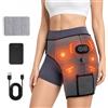 HOVCEH Cuscinetto riscaldante senza fili per alleviare il dolore alla sciatica | Fascia riscaldante per fianchi, fascia per anca riscaldata, con power bank da 5000 mAh, supporto per anca riscaldato