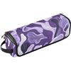 KLL Organizer 2 in 1 per strumenti per capelli con tappetino resistente al calore, custodia da viaggio portatile per piastre, piastre e arricciacapelli, viola rustico viola