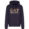 EA7 Emporio Armani Felpa Uomo con Cappuccio Logo Series in Cotone Stretch con Maxi Logo 7M001190AF17787 8033995836226 - XXL Armani Blu XXL