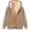 HAOLEI Felpa Donna con Cappuccio Foderata in Pile - Autunno Inverno Primavera Sci Montagna Unisex - Manica Lunga Hoodie Caldo in Soffice Pile Morbido Comfort Outdoor Jackets (Multicolore,S-6XL)