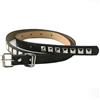 LIZHAYG Cintura Borchie Cintura con cinturino in pelle PU con rivetti punk for donna e uomo, con fibbia sottile in metallo, stile gotico, for jeans retrò e abiti.