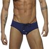 YAOTT Costume da Bagno Uomo Vita Bassa Costumi da Bagno da Uomo Coulisse Parigamba da Bagno con Doppia Zip Laterale Sexy Slip da Bagno,Costume Slip Mare e Piscina,Pantaloni Corti Elastico Nuoto