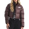 The North Face W Nuptse NF0A5GGEBQ71 Short Jacket - Giacca da donna (piumino 700), grigio