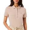 Lacoste Polo da donna beige L.12