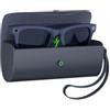 VAWVVA Custodia di ricarica per occhiali Meta Ray-Ban - Caricatore da viaggio ricaricabile da 3500 mAh per Wayfarer, Skyler, Headliner & Oakley