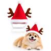 FIRZOM Cappello Natale Cane con Corna di Cervo, Costume Festivo per Animali Domestici, Accessorio Divertente per Foto e Vacanze
