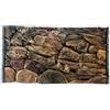 WYSKONT Acquario Sfondo 3D Lesbos - Sfondo per Acquario - Accessori per Acquario - Sfondo - Acquario Deco - 97x45 cm all'acquario 100x50 cm - Colore Marrone - Acquario Grande
