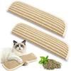 AMFUN 2 Pezzi Cuscino Giocattolo Erba Gatta per Gatti, Giochi Interattivi per Giocare, Mordere, Masticare, Graffi per gatti (34 * 9.5cm)