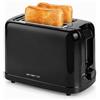 EMERIO TO-134043.2 - Tostapane a 2 fette, 6 livelli di doratura, accessorio per panini integrato, centraggio automatico, cassetto briciole rimovibile, 650 W, colore nero