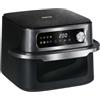 alpina Air Fryer XXL - Friggitrice ad aria calda da 10 l, potenza 1700 W, 8 programmi di cottura, display digitale, per fino a 1500 g di patatine fritte, intervallo di temperatura 80-200 °C