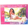 Ravensburger - Puzzle 24 Pezzi Giant: Disney Princess: Bella e Vaiana, Puzzle Bambini 3 Anni, 70 x 50 Cm, Regalo Bambina 3 Anni E Bambino
