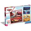 Clementoni - 25305 - Supercolor Puzzle - Disney Cars - 3x48 Pezzi (Include 3 Puzzle Da 48 Pezzi) - Puzzle Bambini 5 Anni, Puzzle Cartoni Animati, Made In Italy
