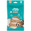 Best Friend Osso in Pelle Bovina Naturale da Masticare per Cani - Ossi micro - 5 pz - 8 cm