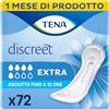 TENA Discreet Extra Assorbenti per Perdite Urinarie, 6 Confezioni x12 Pezzi | Pacco Scorta Mensile, Discreti e Confortevoli, Assorbenti Femminili, Protezione Extra