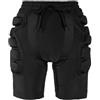 Wodsty Pantaloni protettivi per fianchi, glutei, coccige | Imbottitura spessa in EVA, forte assorbimento degli urti, protegge fianchi e coccige, ideale per i principianti