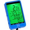 BESTOMZ Ciclocomputer per Bici Wireless, ABS Blu 7,3x4,5x1,6cm | Display Retroilluminato, Controllo Semplice, Accessori di Montaggio, per Manubri, Fitness e Pendolari