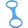 FACULX Gancio Subacquea Silicone 9x3.4cm Gancio Subacquea Silicone | Silicone , design a 8 anelli, installazione per facile, previene cadute, compatibile universale