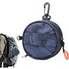 Generico Borsa Porta Attrezzi Da Pesca Resistente All'acqua Con Doppi Fori Di Uscita | Filo da Pesca con Moschettone Per Pescatori Uomini Zaino Cintura Bobina Outdoor Kayak Barca